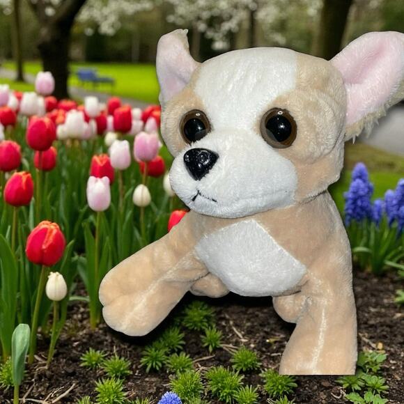 Ganz Plush Dog Chihuahua Stuffed Animal Webkinz Nursery Baby Shower Gift 7” - Picture 8 of 8